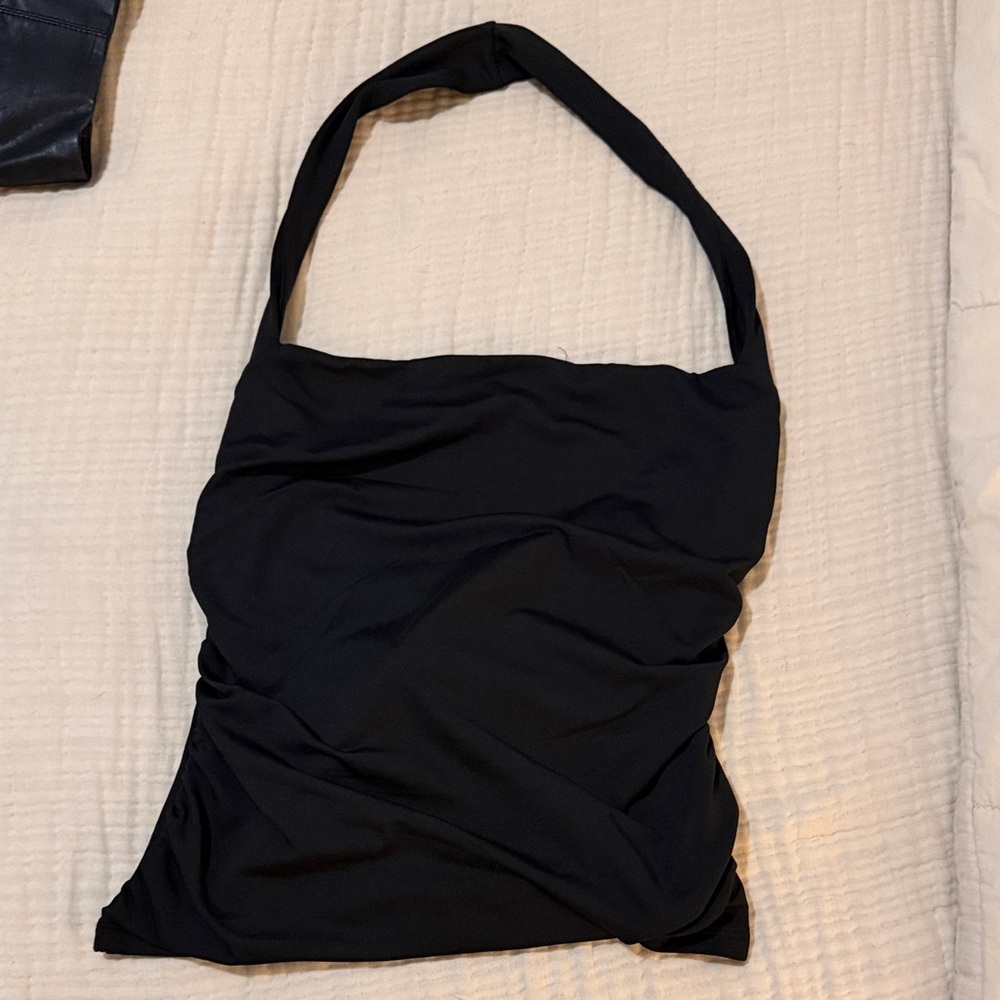 H&M Black Sleeveless Blouse